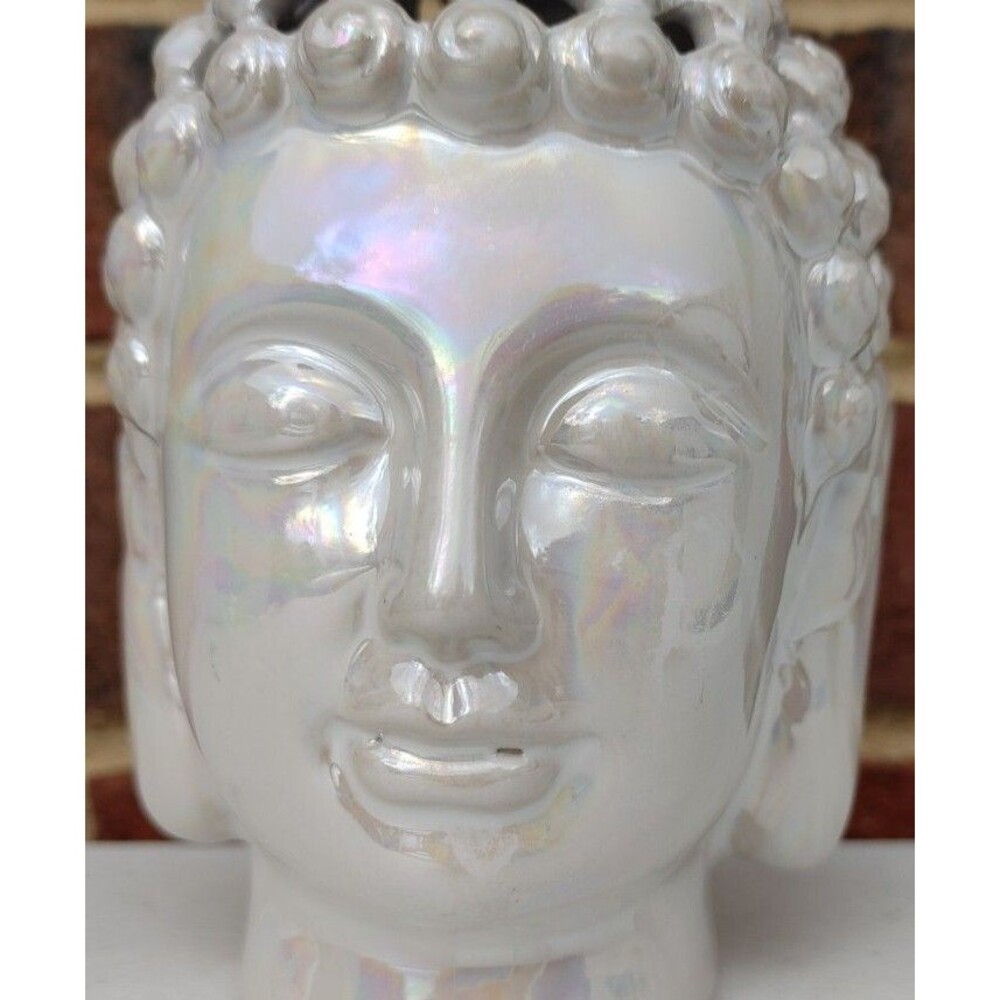 Lusterware Buddha Head